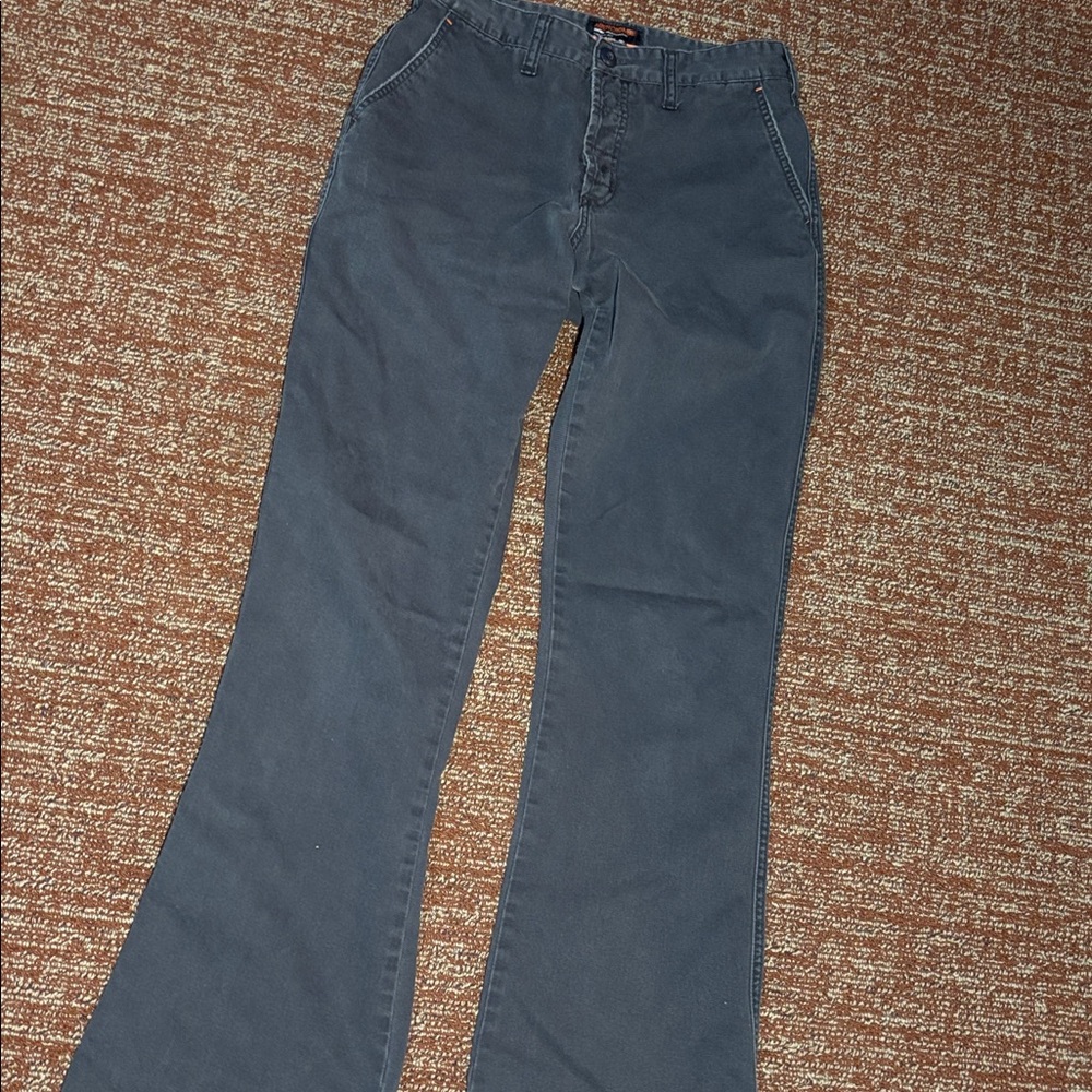Abercrombie & Fitch vintage y2k uniform pants women’s 4 flare leg cotton pants